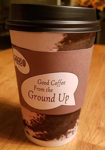 Coffee cup designed by Jessica