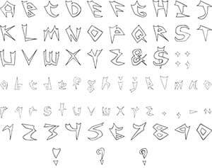 Sketches made by Jessica