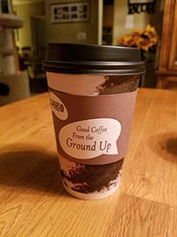 Coffee cup designed by Jessica