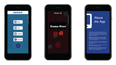 Screenshot from an app menu by Jessica